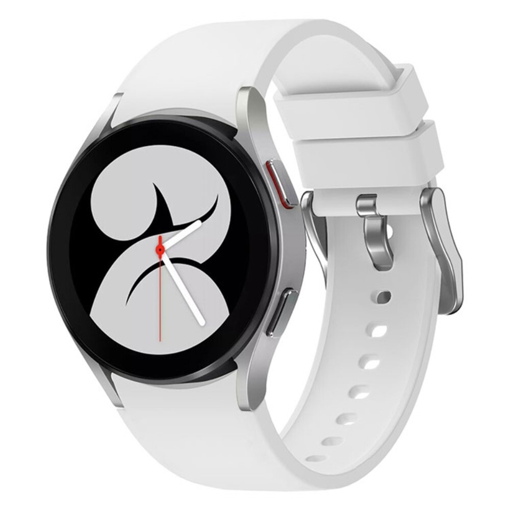 Silikonski remen za sat Galaxy Watch FE 40mm / Watch6 40mm / 44mm / Watch6 Classic 43mm / 47mm - bijeli