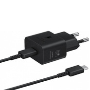 Originalni zidni punjač i USB-C kabel Samsung EP-T2510X 25W - crni