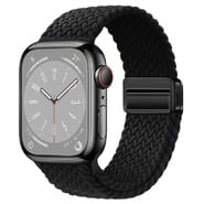 Pleteni remen za sat Apple Watch (42 / 44 / 45 / 46 / 49 mm) "Nylon Braid" - black