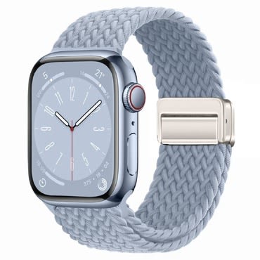 Pleteni remen za sat Apple Watch (38 / 40 / 41 mm) "Nylon Braid" - mist blue