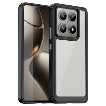 Hibridna maska "Frame Shield" zaXiaomi 14T / 14T Pro - crna