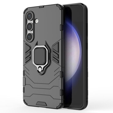 Robusna maska "Impact X Ring" za Samsung Galaxy S24 FE - crna