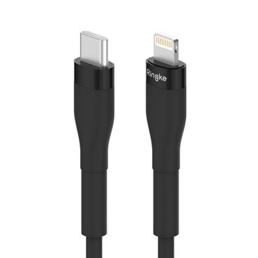 USB-C u Lightning kabel za punjenje i podatkovni Ringke "Pastel" 12W - 1.2m - crni USB-C u Lightning kabel za punjenje i podatkovni Ringke "Pastel" 12W - 1.2m - crni