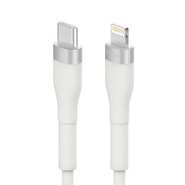 USB-C u Lightning kabel za punjenje i podatkovni Ringke "Pastel" 12W - 2m - bijeli USB-C u Lightning kabel za punjenje i podatkovni Ringke "Pastel" 12W - 2m - bijeli