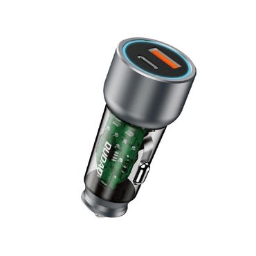 Autopunjač Dudao "R4T" 30W s USB-A i USB-C izlazom Autopunjač Dudao "R4T" 30W s USB-A i USB-C izlazom
