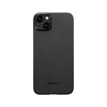Premium maska Pitaka "Tactile Weaving MagEZ 4" za iPhone 15 Plus - black twill