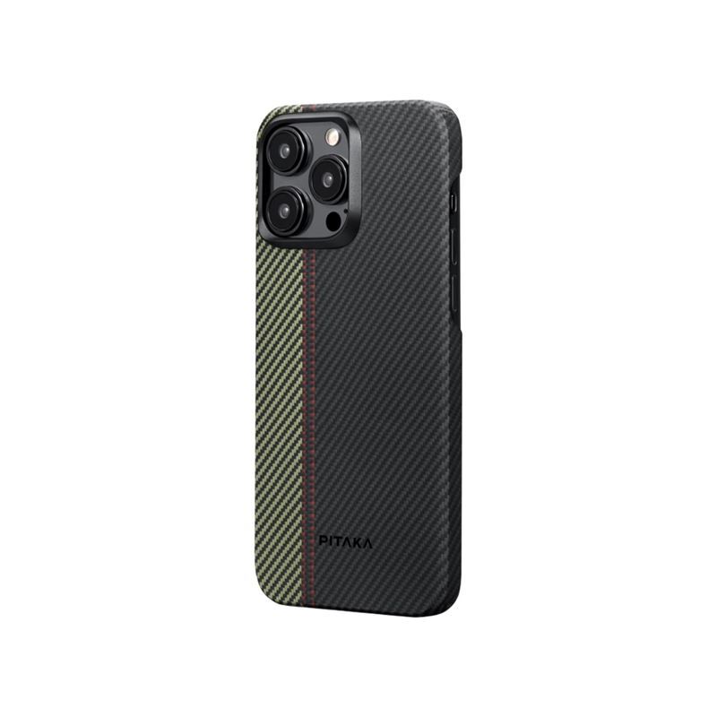 Premium maska Pitaka "Tactile Weaving MagEZ 4" za iPhone 15 Pro - overture