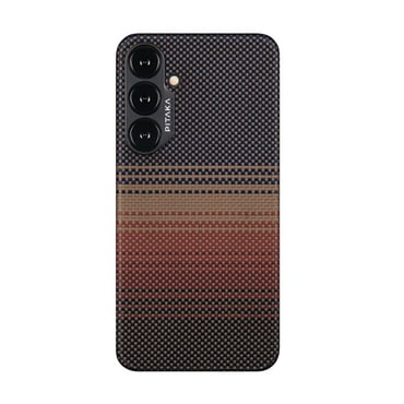 Premium maska Pitaka "Tactile Woven MagEZ 5" za Samsung Galaxy S24 Plus - sunset