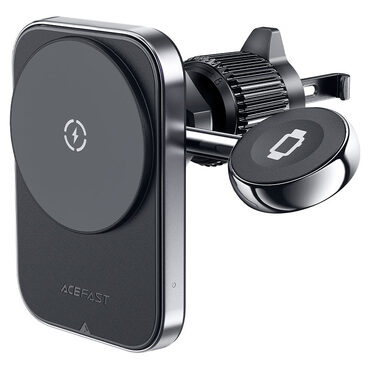Premium 2u1 QI sutomobilski magnetni držač Acefast "D18" za mobilne uređaje i Apple pametne satove - 15W - vent Premium 2u1 QI sutomobilski magnetni držač Acefast "D18" za mobilne uređaje i Apple pametne satove - 15W - vent