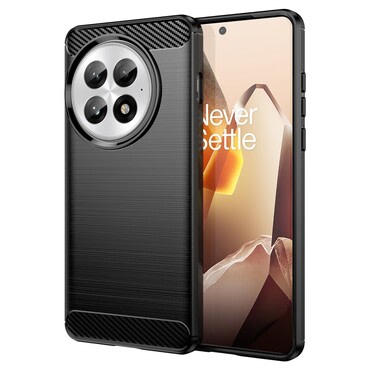 TPU gel maska "Brushed Carbon" za OnePlus 13 - crna