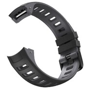 Silikonski remen za sat Garmin Instinct / Esports / Solar / Tide / Tactical Dual "Band" - crni