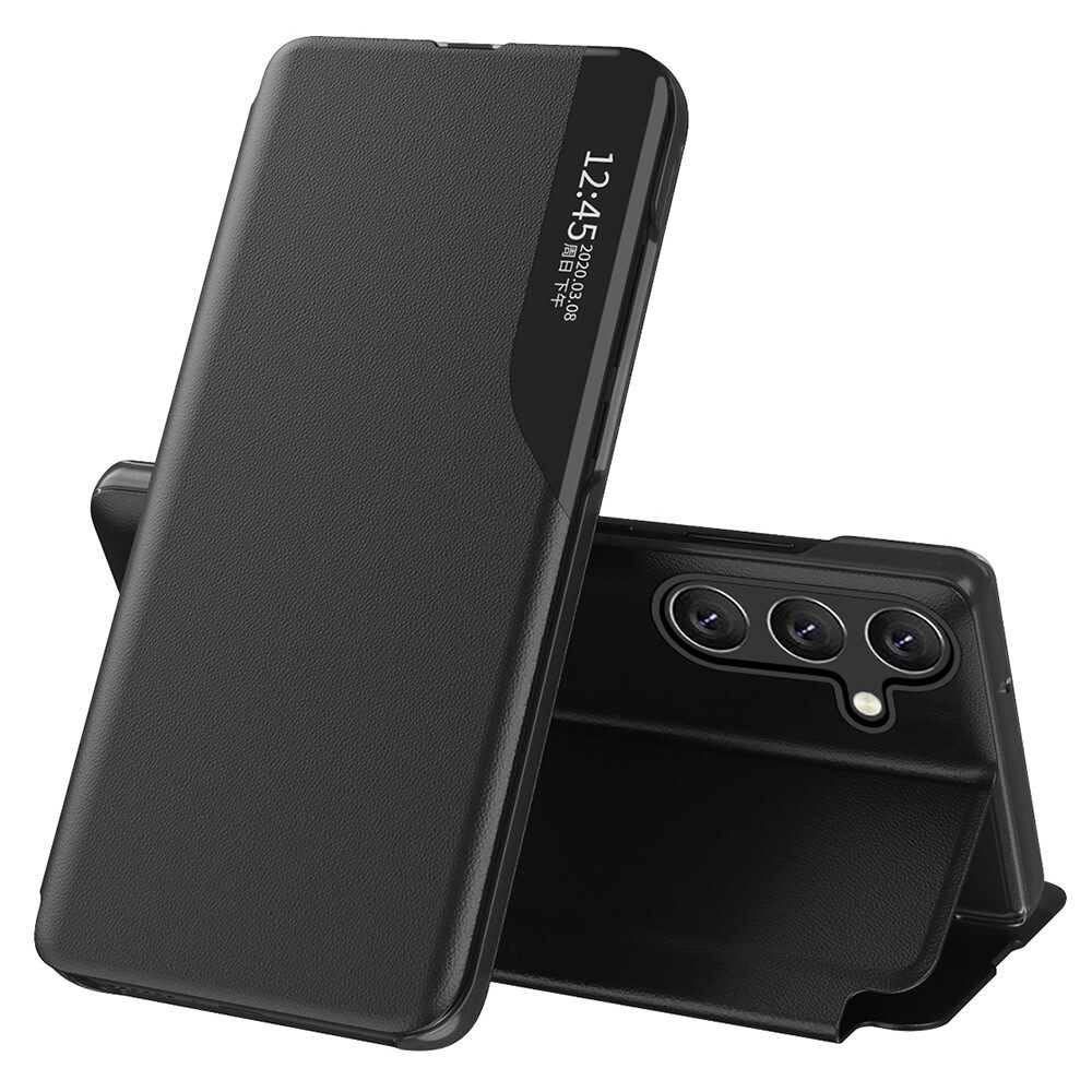 Torbica "Edge View" za Samsung Galaxy S25 - crna