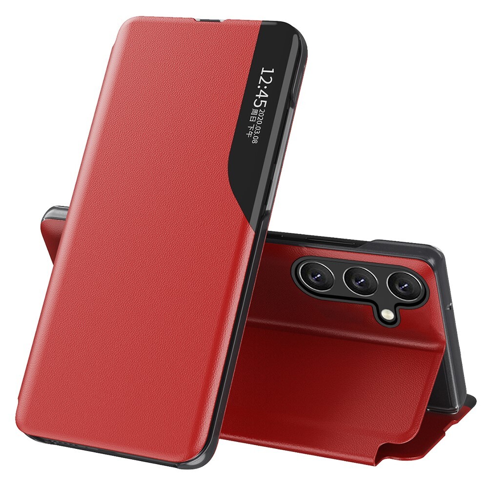 Torbica "Edge View" za Samsung Galaxy S25 - crvena