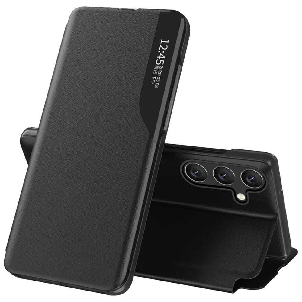 Torbica "Edge View" za Samsung Galaxy S25 Plus - crna