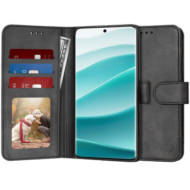 Torbica Techsuit "Diary Book" za Xiaomi Redmi Note 14 Pro 5G / Poco X7 - crna