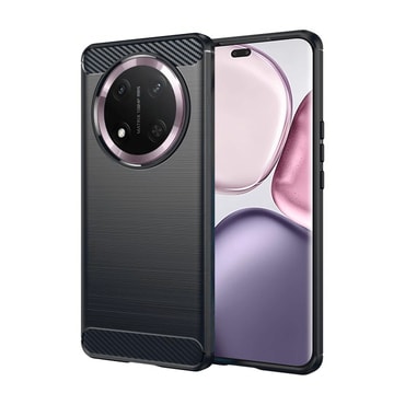 TPU gel maska "Brushed Carbon" za Honor Magic7 Lite - crna