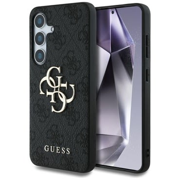 Originalna tvrda TPU maska Guess "4G Big Metal Logo" za Samsung Galaxy S25 - black