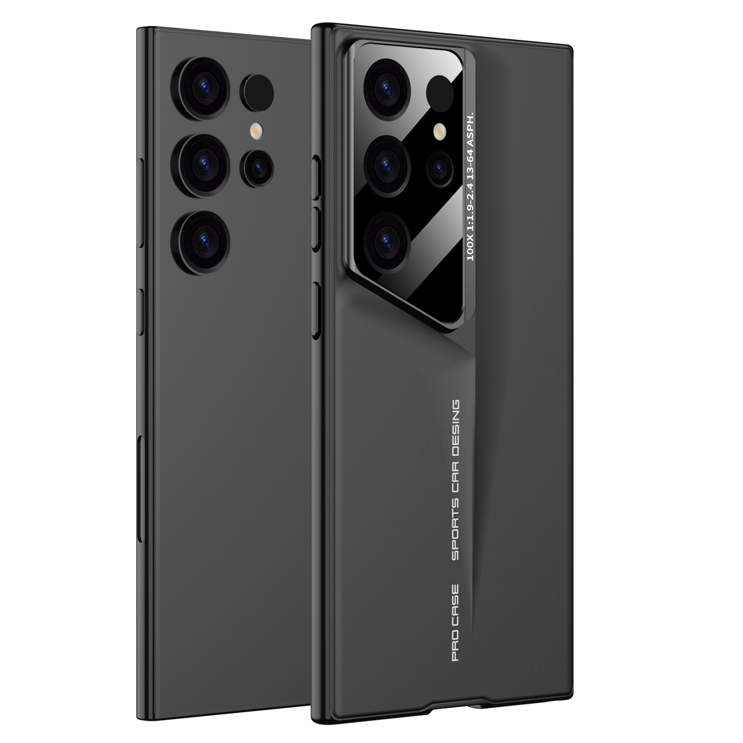 Premium tanka maska Blade s dodatnom zaštitom zadnjih kamera za Samsung Galaxy S25 - midnight black