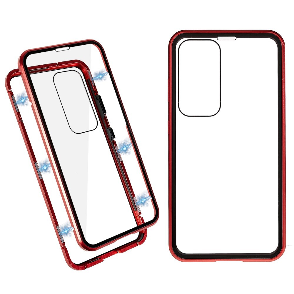 Magnetna Full-body maska "Stronghold" za Samsung Galaxy S25 Ultra - crvena