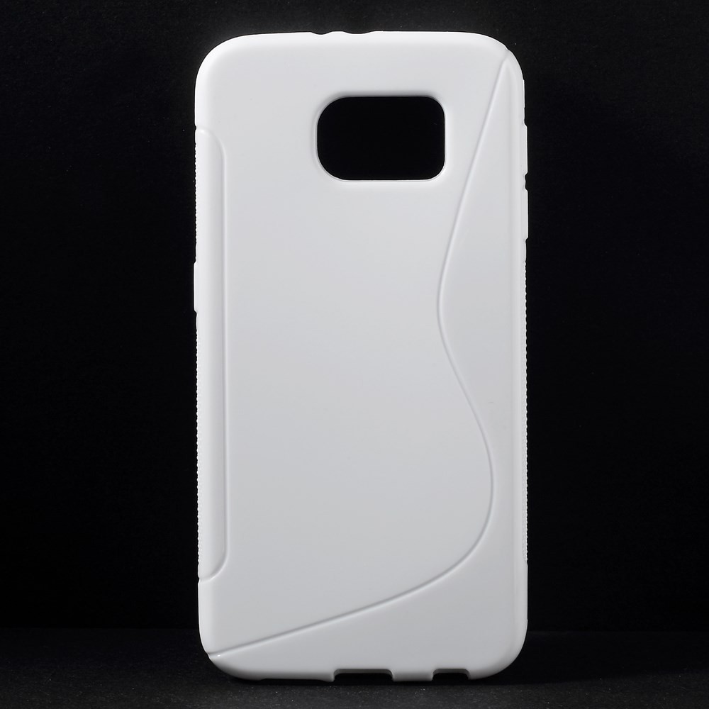 TPU gel maska "S-Line" Samsung Galaxy S6 - bijela