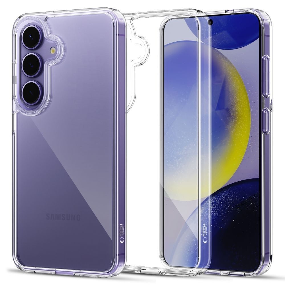 Hibridna maska Tech-Protect "FlexAir Hybrid" za Samsung Galaxy S25 - prozirna