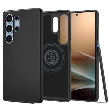 Maska Spigen "Thin Fit MagFit" za Samsung Galaxy S25 Ultra - black