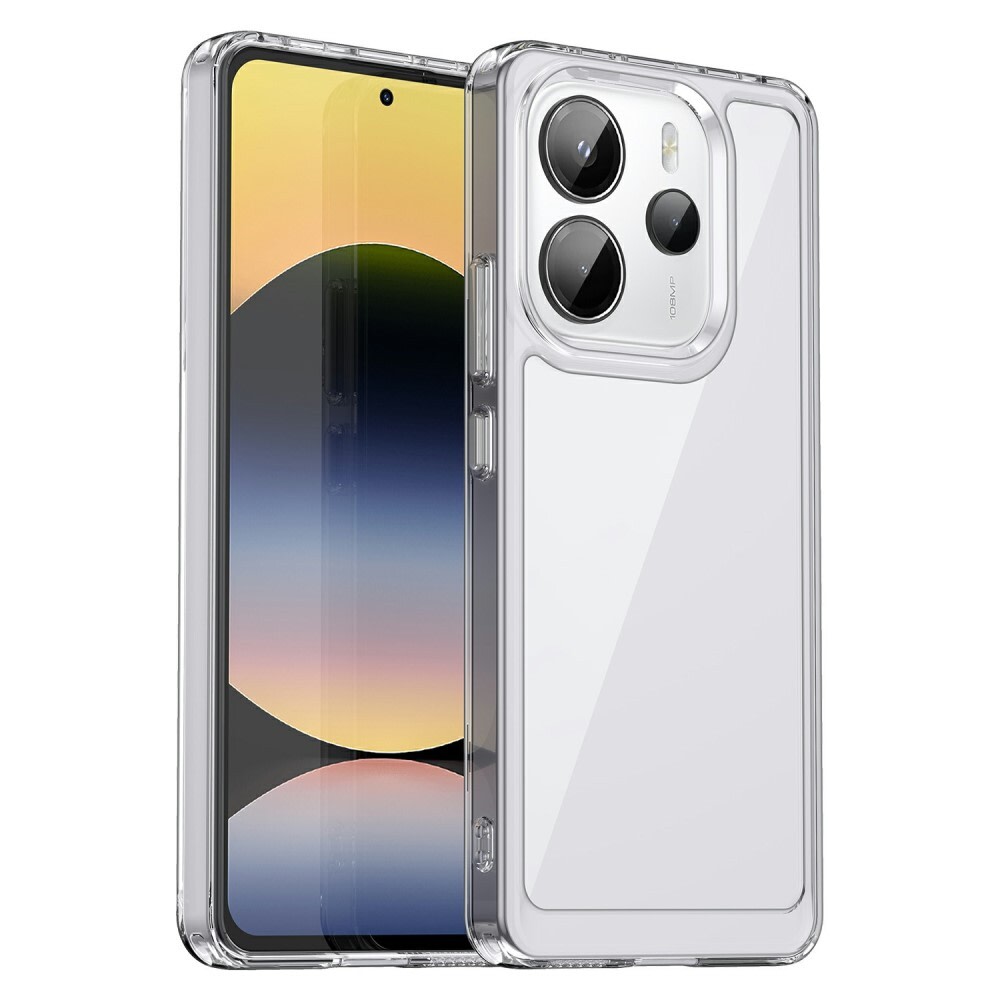 Hibridna maska "Frame Shield" za Xiaomi Redmi Note 14 4G - prozirna