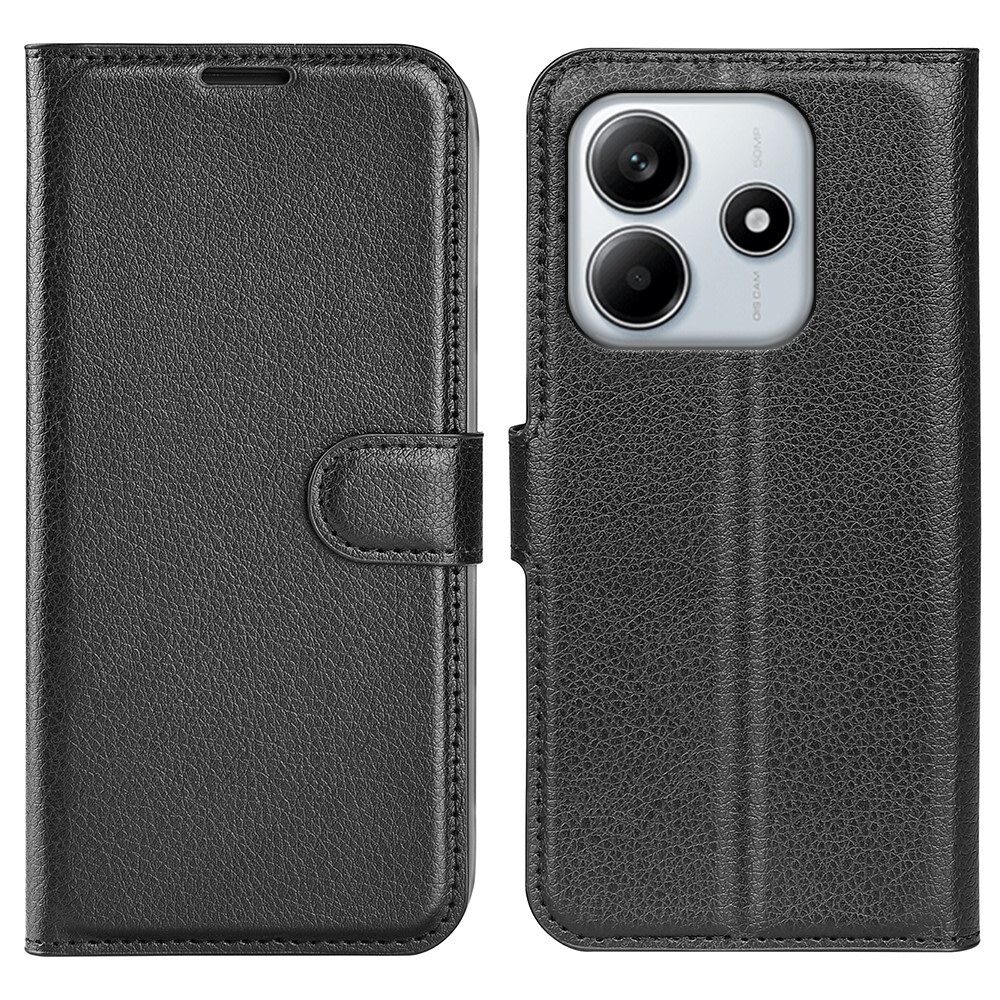 Torbica "Litchi" za Xiaomi Redmi Note 14 4G - crna
