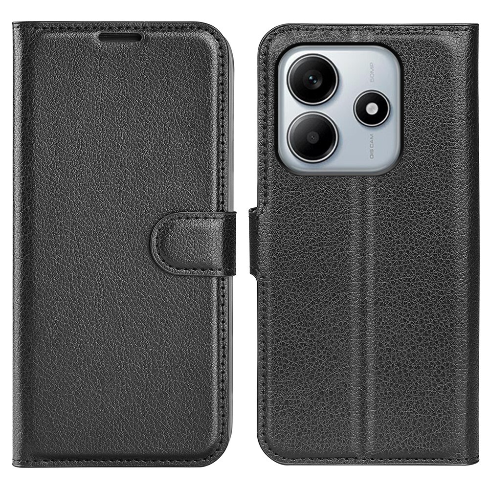 Torbica "Litchi" za Xiaomi Redmi Note 14 5G - crna