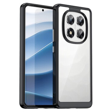 Hibridna maska "Frame Shield" za Xiaomi Redmi Note 14 Pro 5G / Poco X7 - crna