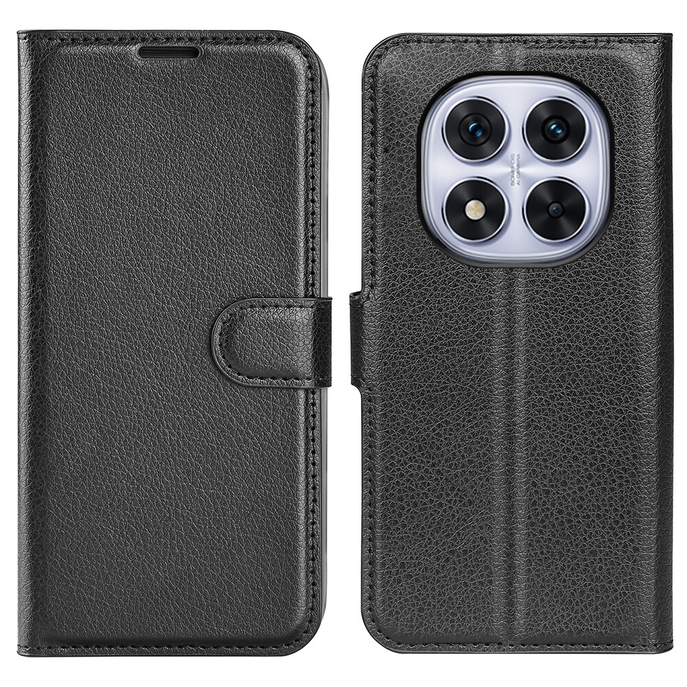 Torbica "Litchi" za Xiaomi Redmi Note 14 Pro 5G / Poco X7 - crna