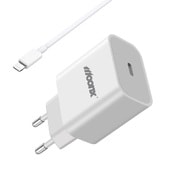 Zidni punjač MoonX MC03 s PD 20W USB-C izlazom - punjač + USB-C u Lightning kabel Zidni punjač MoonX MC03 s PD 20W USB-C izlazom - punjač + USB-C u Lightning kabel