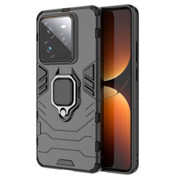 Robusna maska "Impact X Ring" za Realme GT 7 Pro - crna