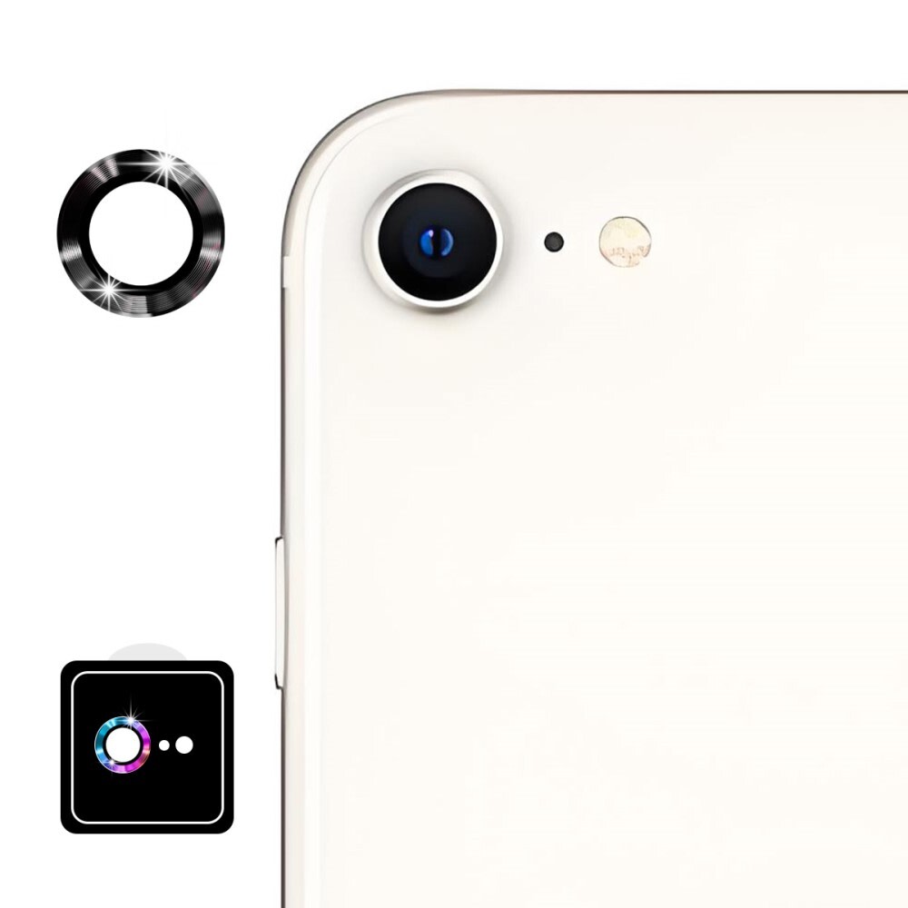Zaštita za zadnju kameru "CamRing" za iPhone 16e - crna
