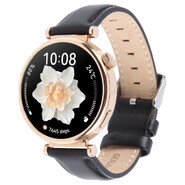 Kožni remen za sat Garmin Forerunner 165 / Forerunner 165 Music - crni