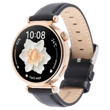 Kožni remen za sat Garmin Forerunner 165 / Forerunner 165 Music - crni