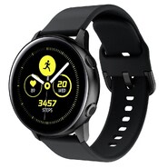 Silikonski remen za sat Garmin Vivomove Lux / Garmin Forerunner 245 / 245 Music / Vivoactive 3 / Vivomove Style / Vivomove 3 / Vivomove HR - crni