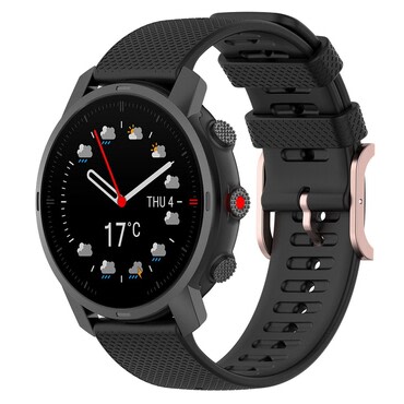 Silikonski remen za sat Polar Grit X / Grit X Pro / Vantage M / Vantage M2 - crni