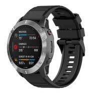 Silikonski remen za sat Garmin Descent G1 / Garmin Forerunner 945 - crni