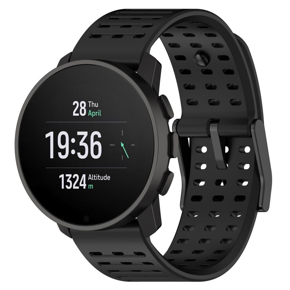 Silikonski remen za sat Suunto Vertical / 9 Peak Pro - crni