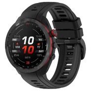 Silikonski remen za sat Garmin Approach S70 47mm - crni