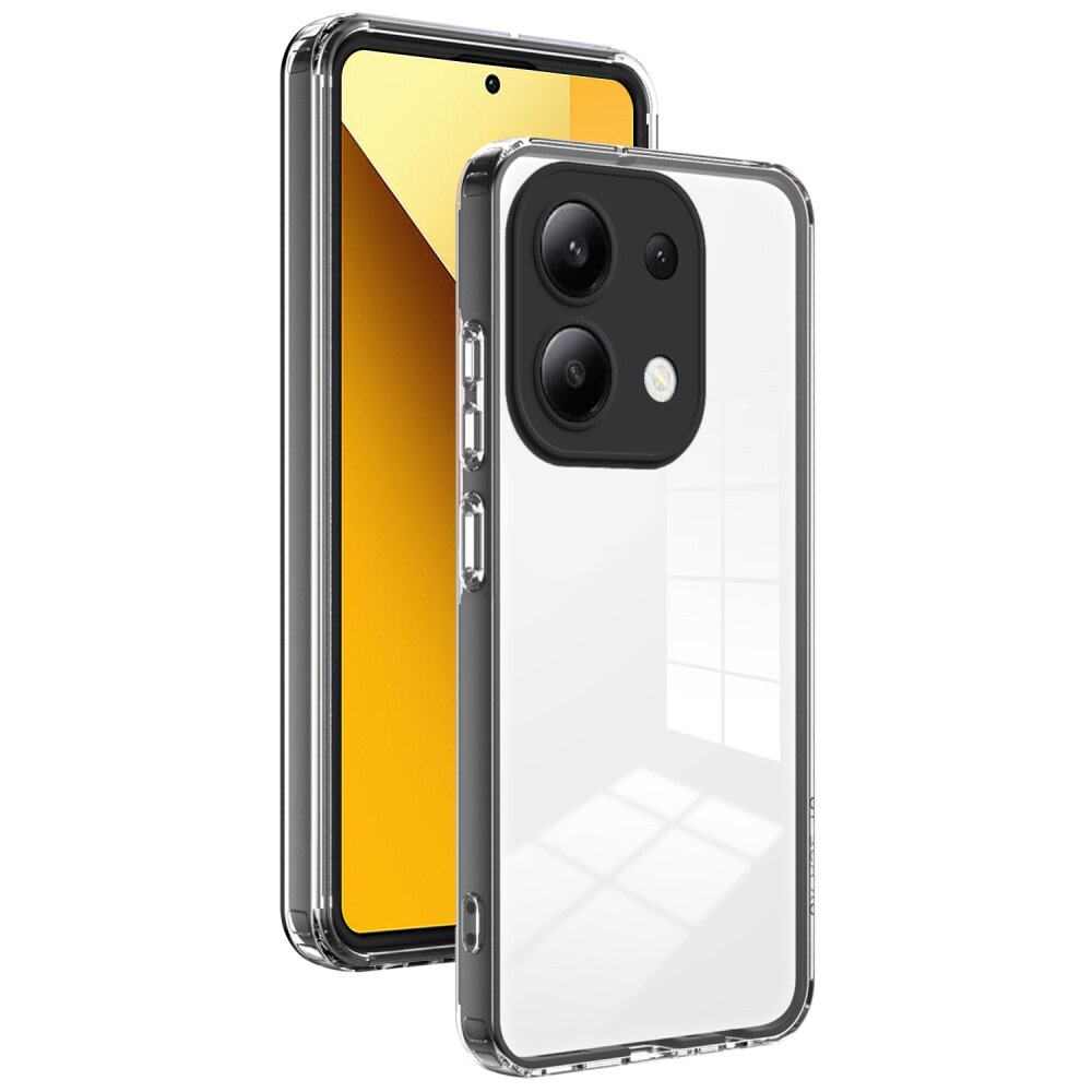Hibridna maska "Crystal Bumper" s ugrađenom zaštitom zadnje kamere za Xiaomi Redmi Note 14 Pro Plus 5G - metallic black