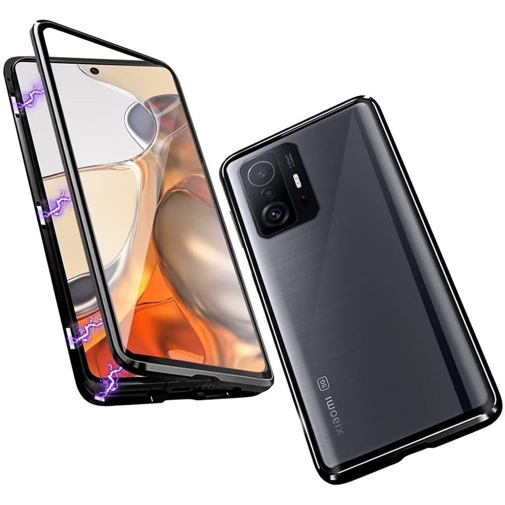 Magnetna Full-body maska "Stronghold" za Xiaomi Redmi Note 14 Pro Plus 5G - crna