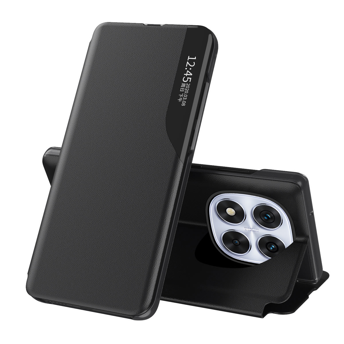 Torbica "Edge View" za Xiaomi Redmi Note 14 Pro 5G / Poco X7 - crna