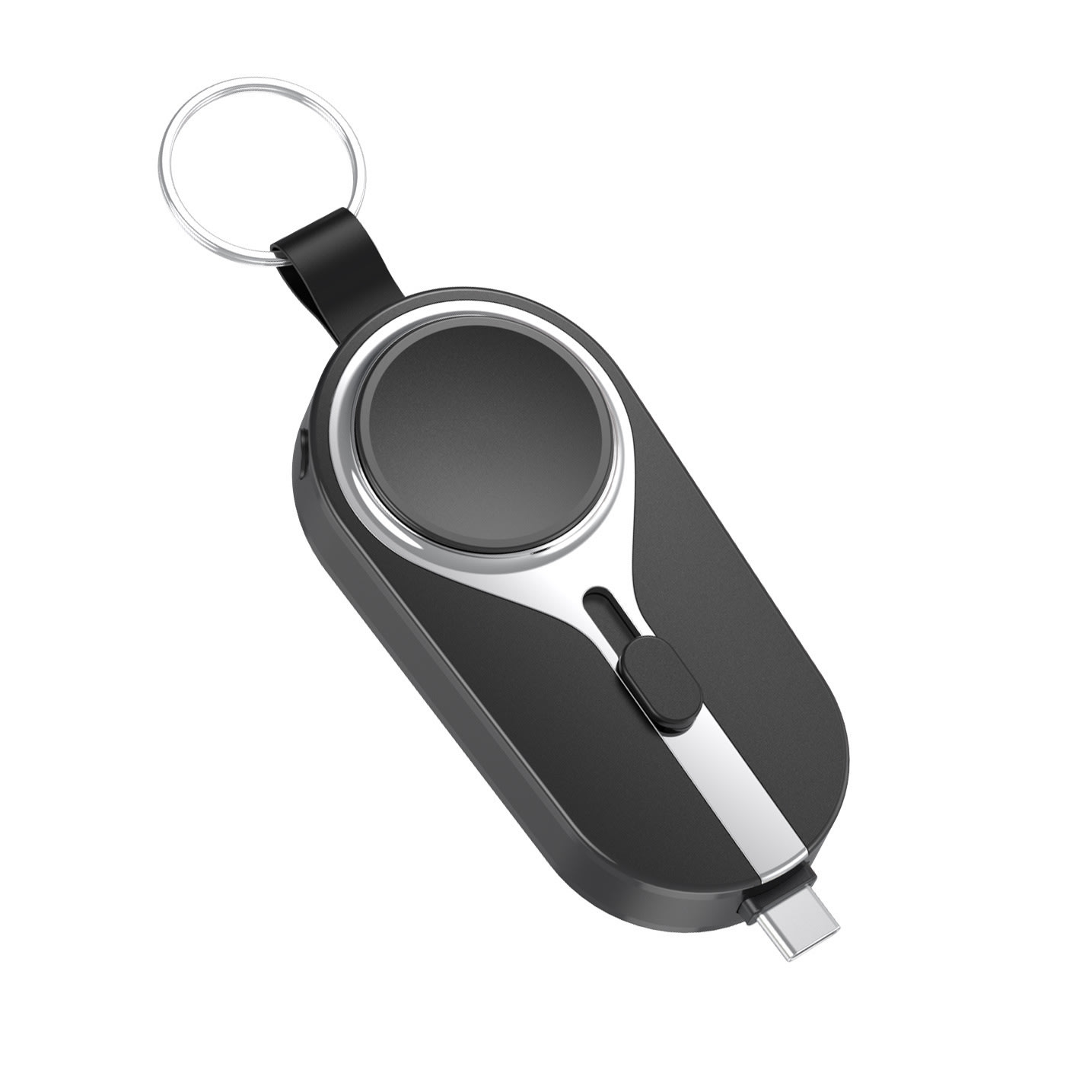 VIP X Deal: MySOS Pro power bank za hitne slučajeve u veličini privjeska za ključeve - 2000 mAh - USB-C - shadow black