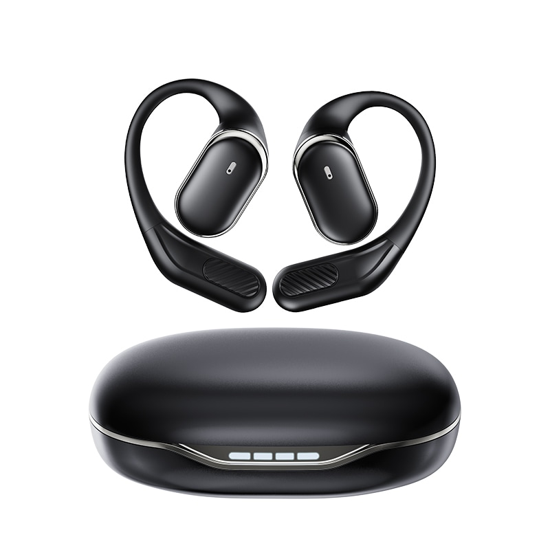 VIP X Deal: OpenEar slušalice AeroPulse Pro - Ergonomske Bluetooth 5.4 slušalice sa 60 sati baterije, vodootporne i s odličnim zvukom bez čepića - onyx black