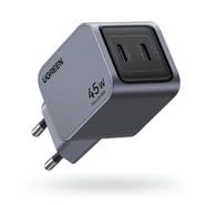 Zidni punjač Ugreen Nexode Pro "X707" 45W - sa 2x USB-C izlazima - sivi