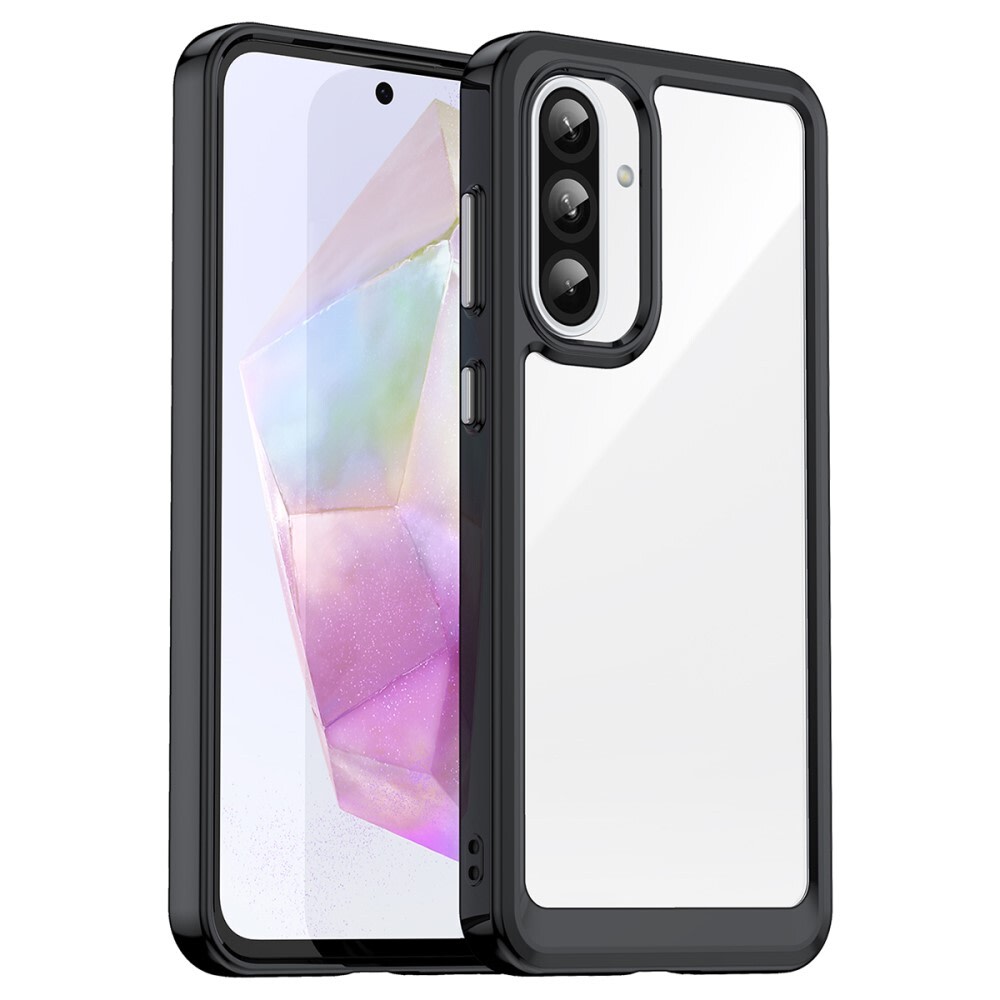 Hibridna maska "Frame Shield" za Samsung Galaxy A56 - crna