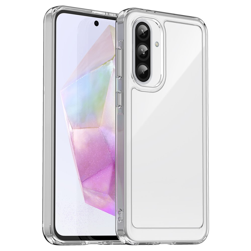 Hibridna maska "Frame Shield" za Samsung Galaxy A56 - prozirna