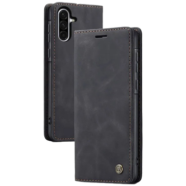 Torbica  CaseMe MagFlip za Samsung Galaxy A56 s najvišom razinom zaštite i samostalnim magnetnim zatvaranjem - smooth black